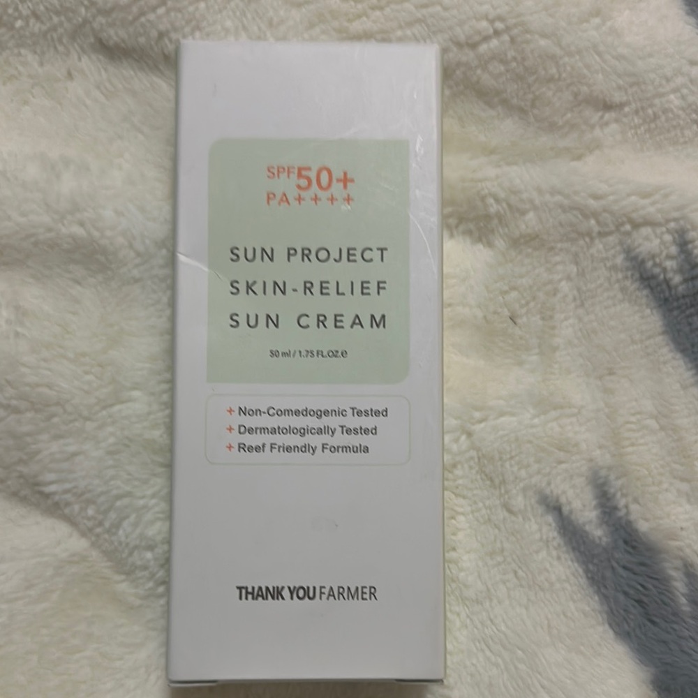 Sun Project Skin-Relief Sun Cream - White